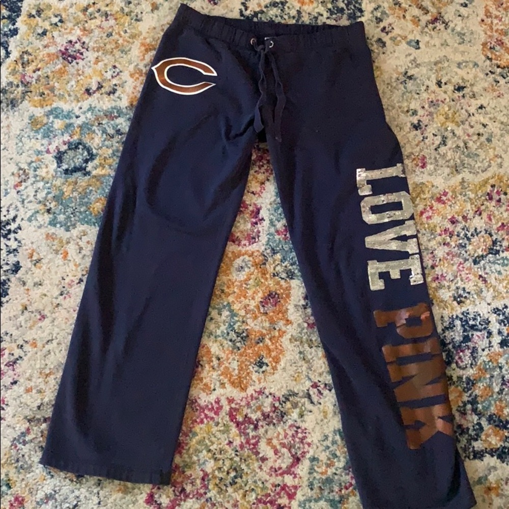 PINK Chicago Bears pants.